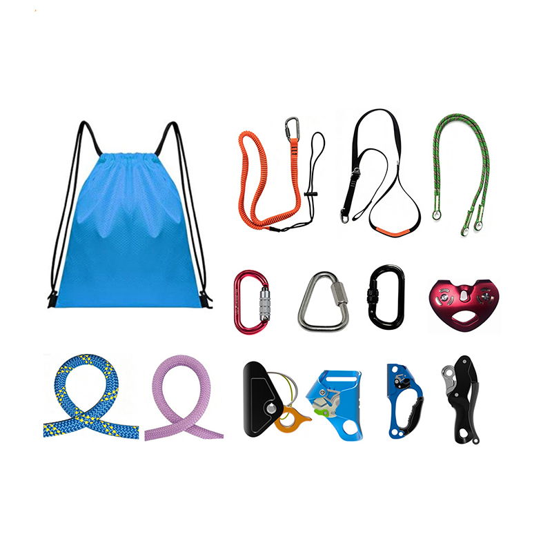 Harness Climbing Adjustable - สายรัดนิรภัยแบบเต็มตัว, เข็มขัดป้องกันการตกปรับระดับได้, อุปกรณ์ปีนป่ายสำหรับงานอุตสาหกรรม, ชุดอุปกรณ์ช่วยเหลือสำหรับงานบนที่สูง, มองเห็นได้ชัดเจน