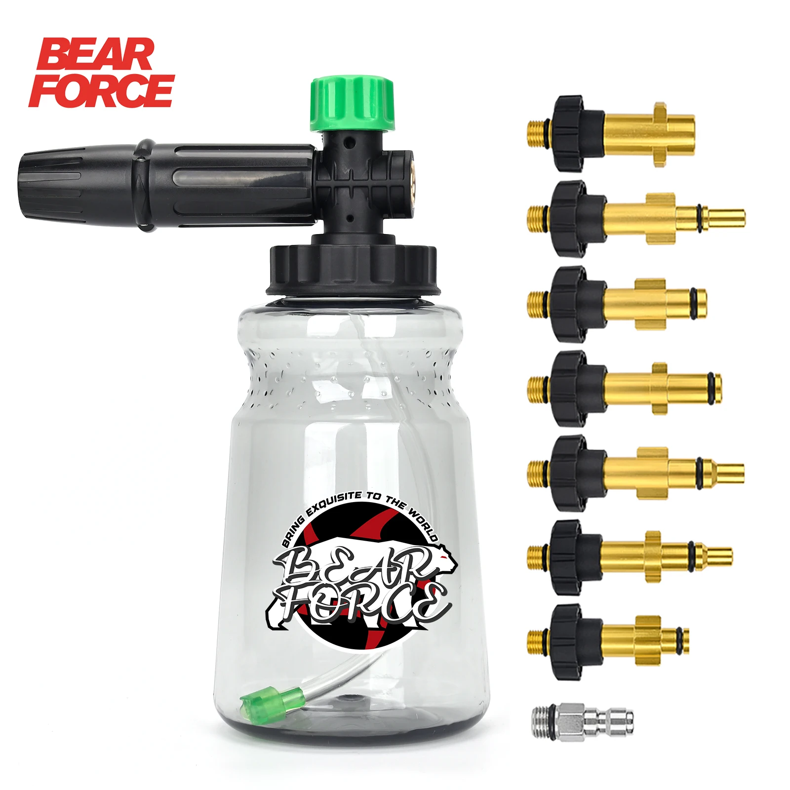 Bear Spray Clip - เครื่องฉีดน้ําแรงดันสูงโฟม Lance หัวฉีดโฟมล้างรถโฟม Maker สําหรับ Karcher