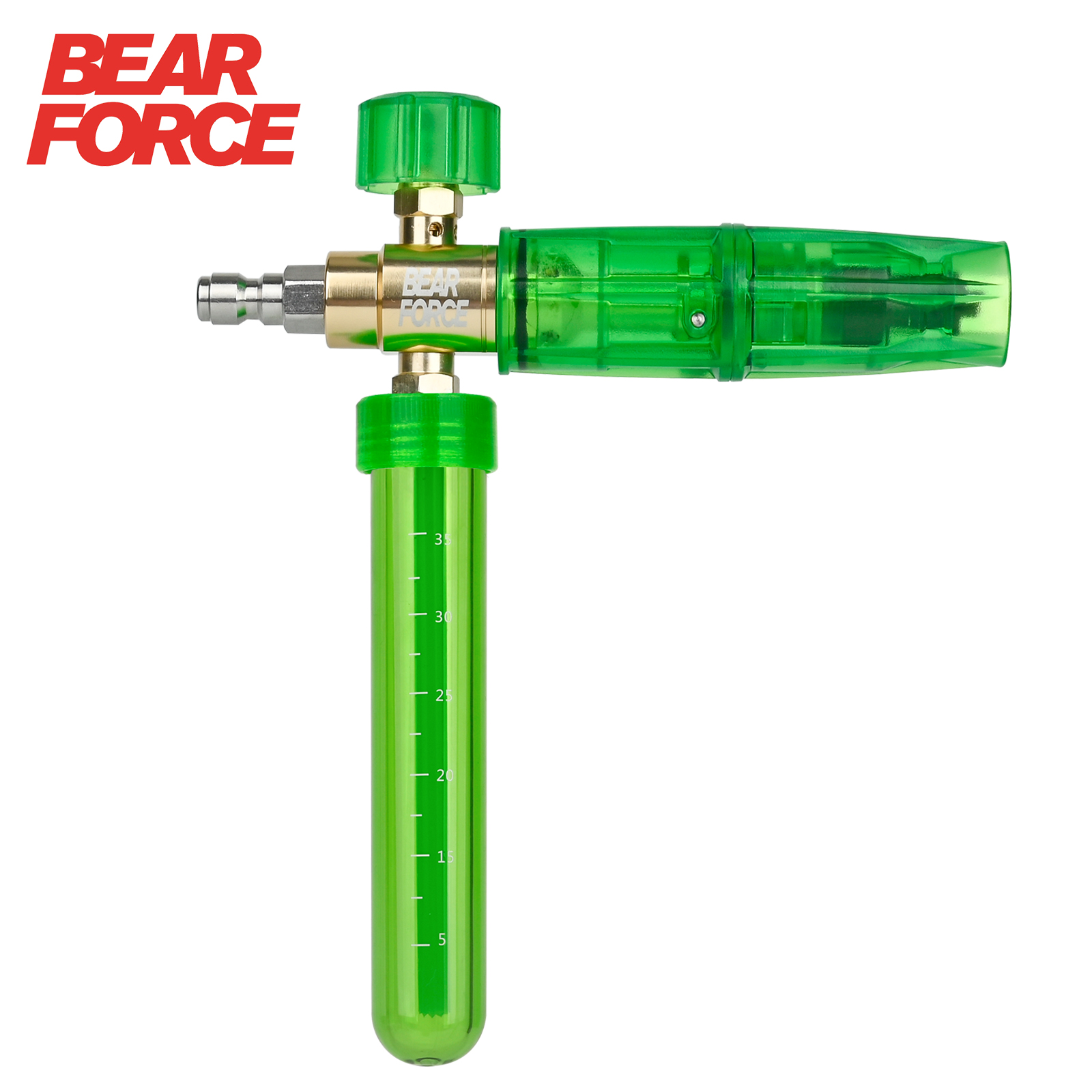 Bear Spray Clip - ปืนฉีดโฟมแรงดันสูงรุ่นโปร พร้อมข้อต่อเร็ว 1/4 นิ้ว หมุนได้ 360