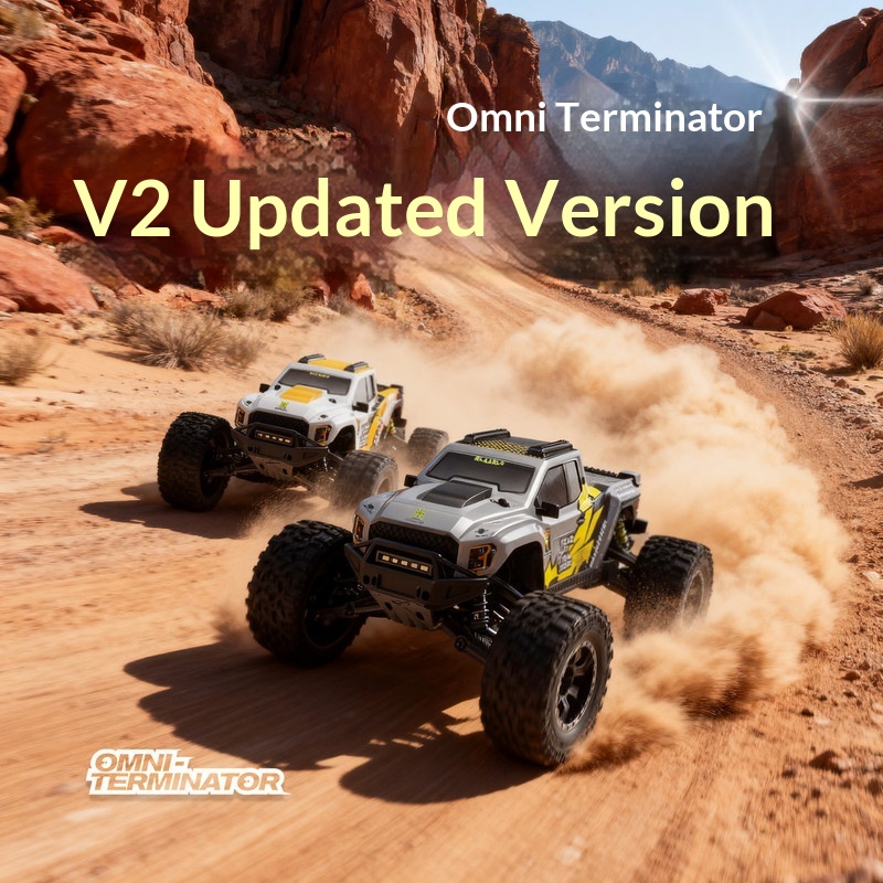 Outdoor Adventure For Kids - รถบรรทุกบังคับวิทยุ V2 Omni Terminator RC ขับเคลื่อน