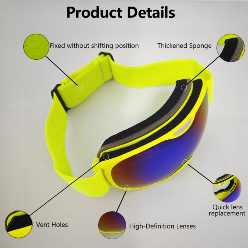 แว่นตาสกีกลางแจ้งสำหรับเด็กทุก - Outdoor Adventure Boys บทวิจารณ์และราคา