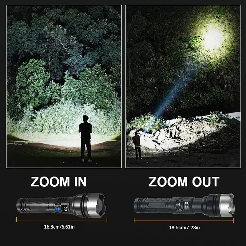 900000 LM ไฟฉาย LED อันทรงพลัง - Outdoor Adventure Inc บทวิจารณ์และราคา