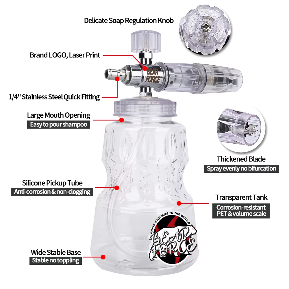 ปืนฉีดโฟมอลูมิเนียมสำหรับเครื่ - Bear Spray Clip บทวิจารณ์และราคา