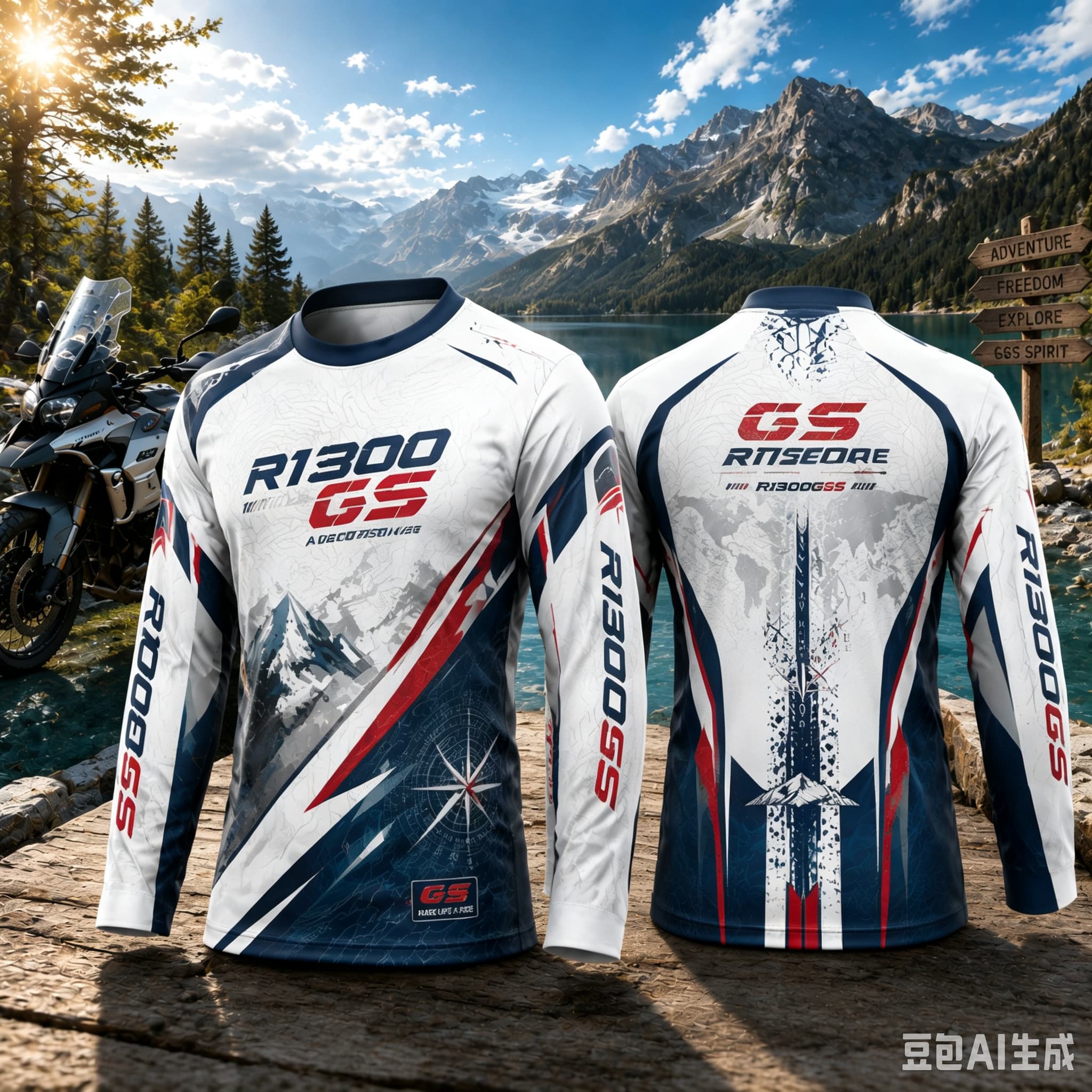 เสื้อเชิ้ตแขนยาวสำหรับมอเตอร์ไ - Outdoor Adventure And Sports บทวิจารณ์และราคา