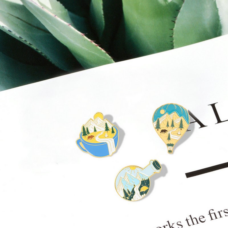 แคมป์ปิ้งผจญภัยEnamel Pins Cus - Outdoor Adventure For Kids บทวิจารณ์และราคา