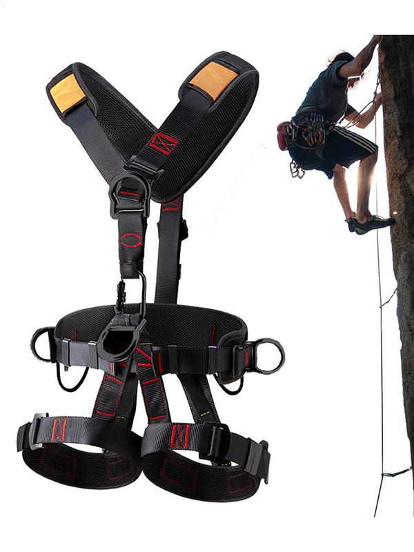 สายรัดหลังคาแบบเต็มตัวเข็มขัดน - Harness Climbing Adjustable บทวิจารณ์และราคา