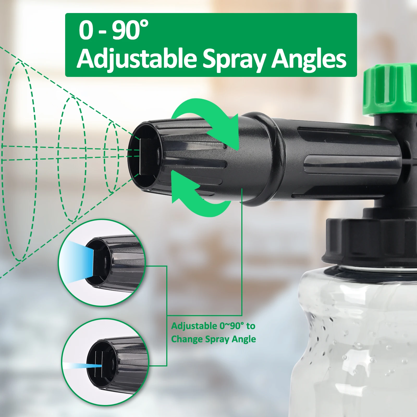 เครื่องฉีดน้ําแรงดันสูงโฟม Lan - Bear Spray Clip บทวิจารณ์และราคา