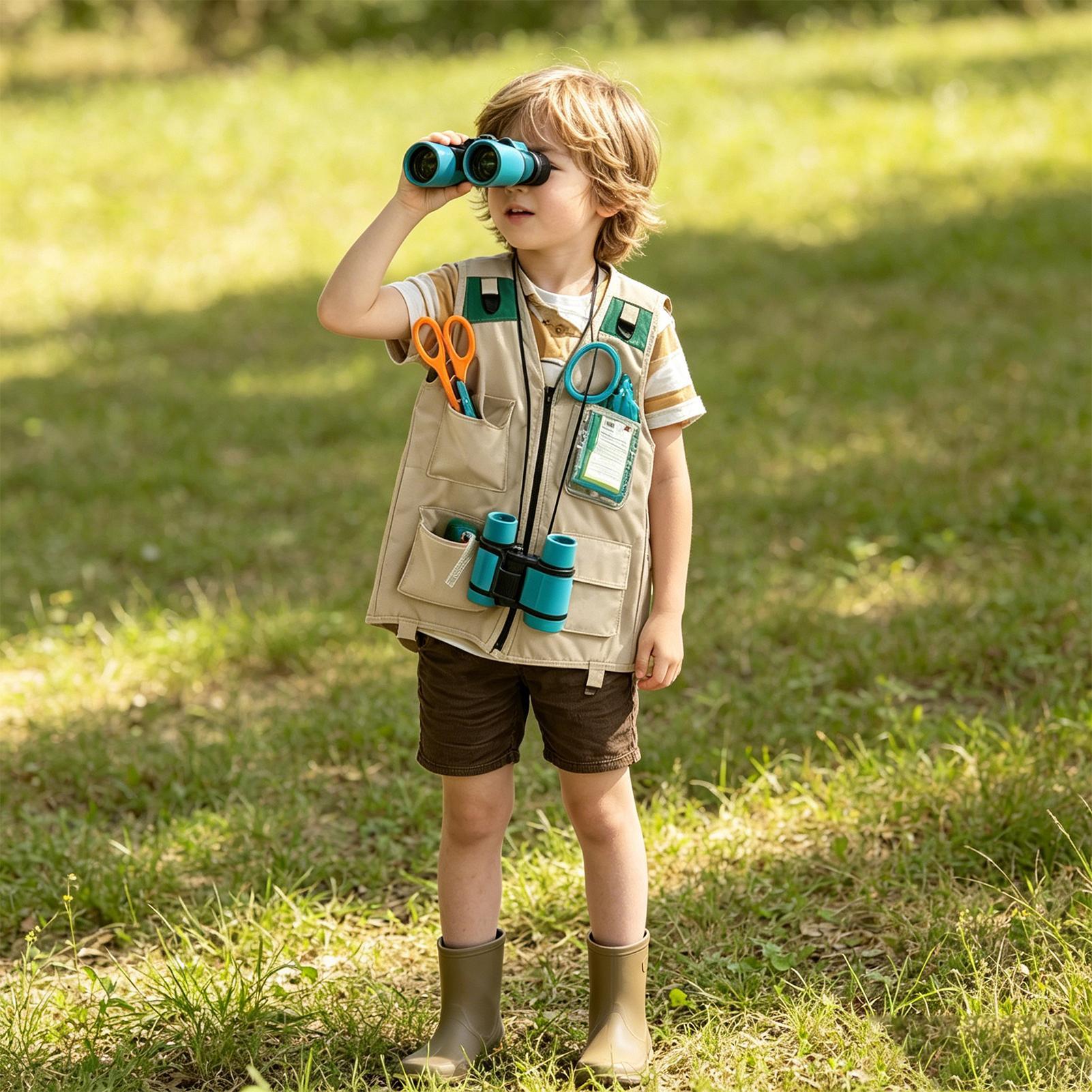 ชุดเสื้อกั๊กนักสำรวจสำหรับเด็ก - Outdoor Adventure Boys บทวิจารณ์และราคา