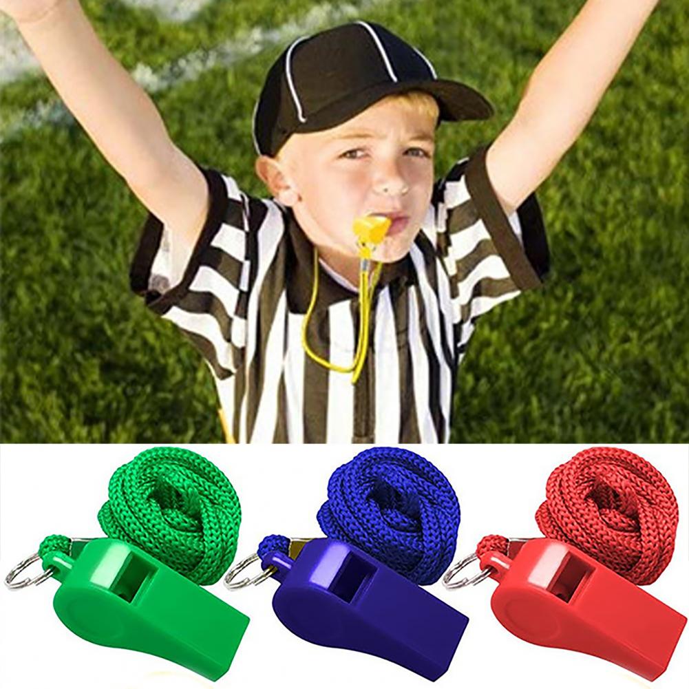 นกหวีด 10 ชิ้น พร้อมสายคล้องคอ - Emergency Whistle Pea บทวิจารณ์และราคา
