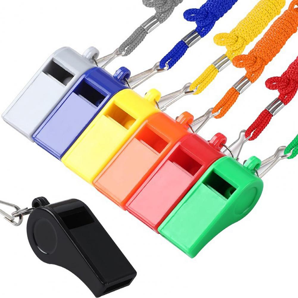 นกหวีด 10 ชิ้น พร้อมสายคล้องคอ - Emergency Whistle Pea บทวิจารณ์และราคา