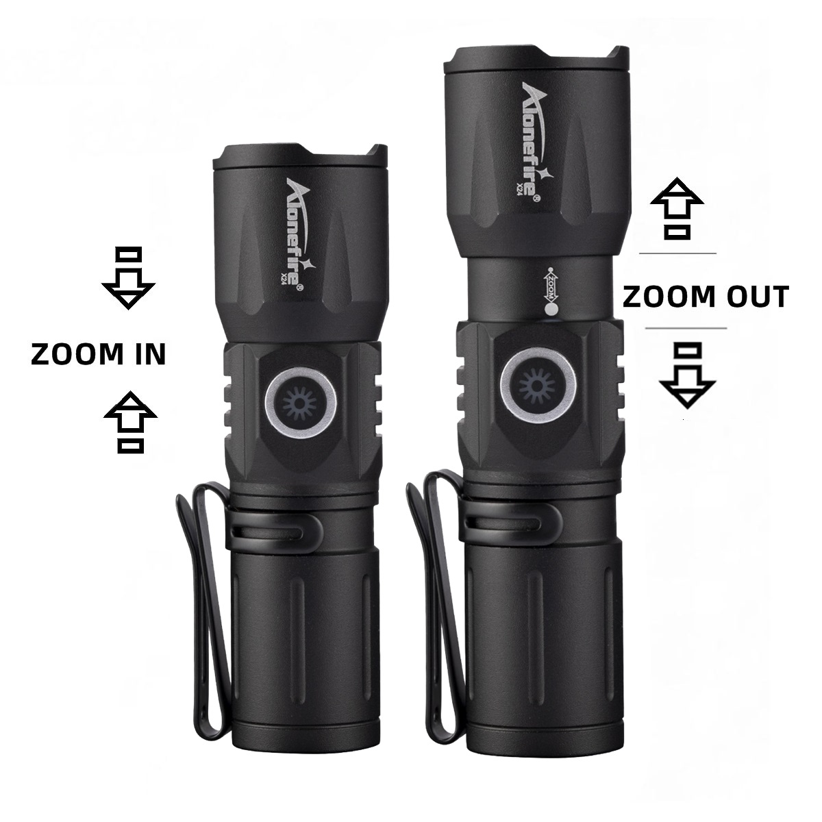 ซูมลําแสงสีขาวยาวระยะทางไฟฉายข - Outdoor Adventure Inc บทวิจารณ์และราคา