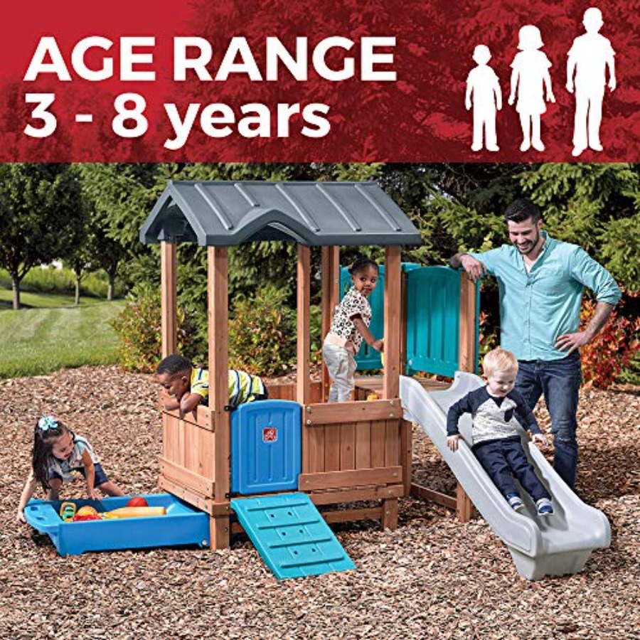 บ้านเด็กเล่นและสไลเดอร์ในป่า,  - Outdoor Adventure For Kids บทวิจารณ์และราคา
