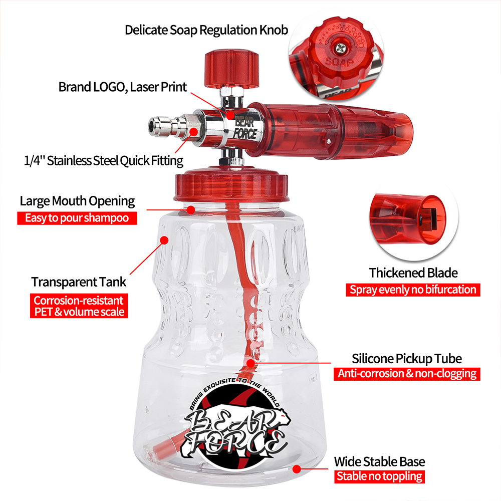เครื่องฉีดน้ําแรงดันสูงอลูมิเน - Bear Spray Clip บทวิจารณ์และราคา