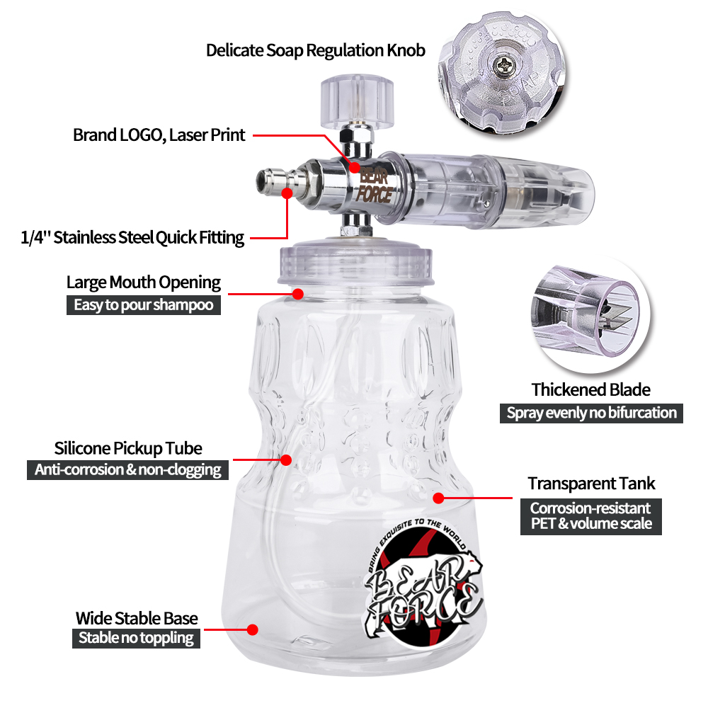 เครื่องฉีดน้ําแรงดันสูงอลูมิเน - Bear Spray Clip บทวิจารณ์และราคา