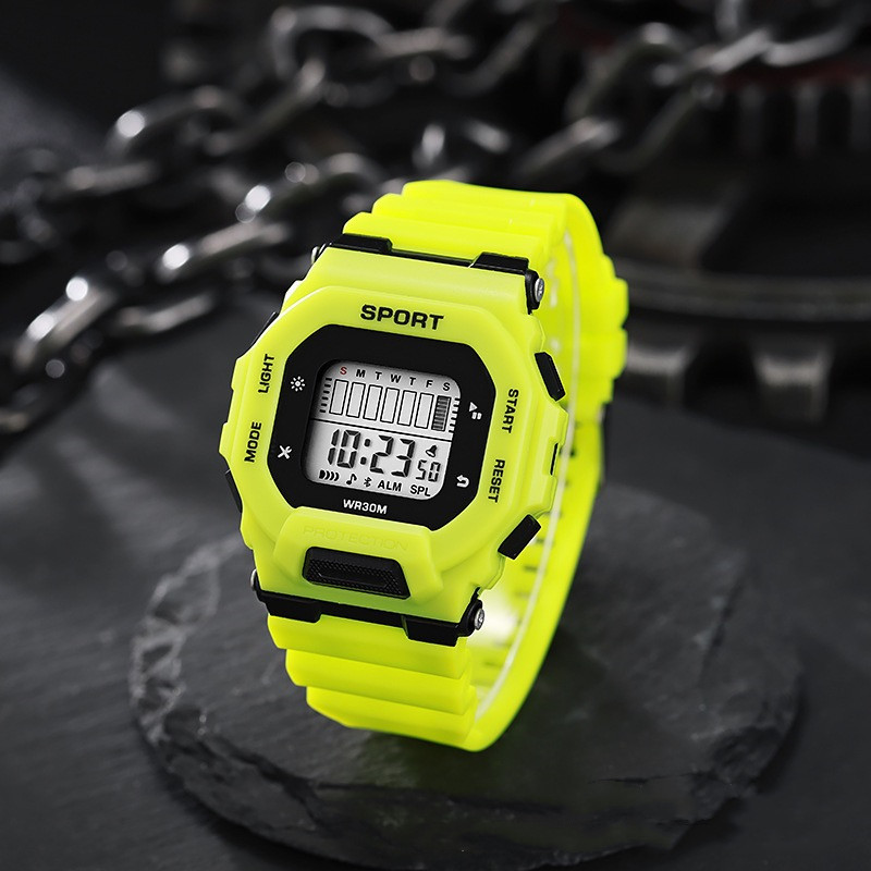 ผู้ชายกีฬานาฬิกากันน้ํา LED นา - Outdoor Adventure And Sports บทวิจารณ์และราคา