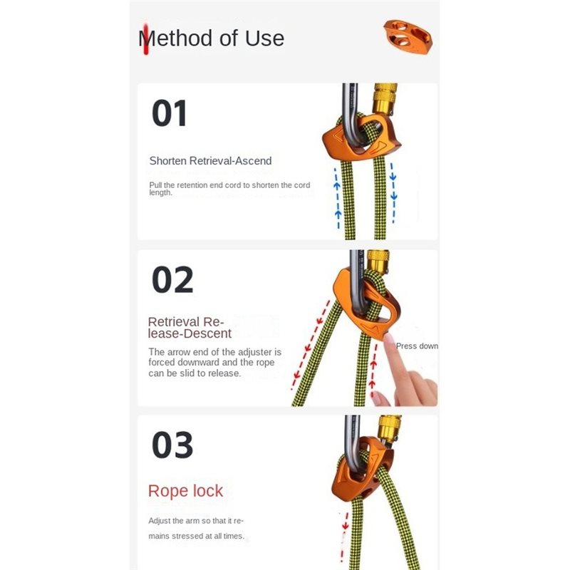B48B-อุปกรณ์ปรับระดับสำหรับปีน - Harness Climbing Adjustable บทวิจารณ์และราคา