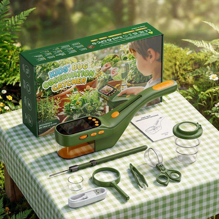 กล้องจุลทรรศน์พลาสติกสำหรับเด็ - Outdoor Adventure For Kids บทวิจารณ์และราคา