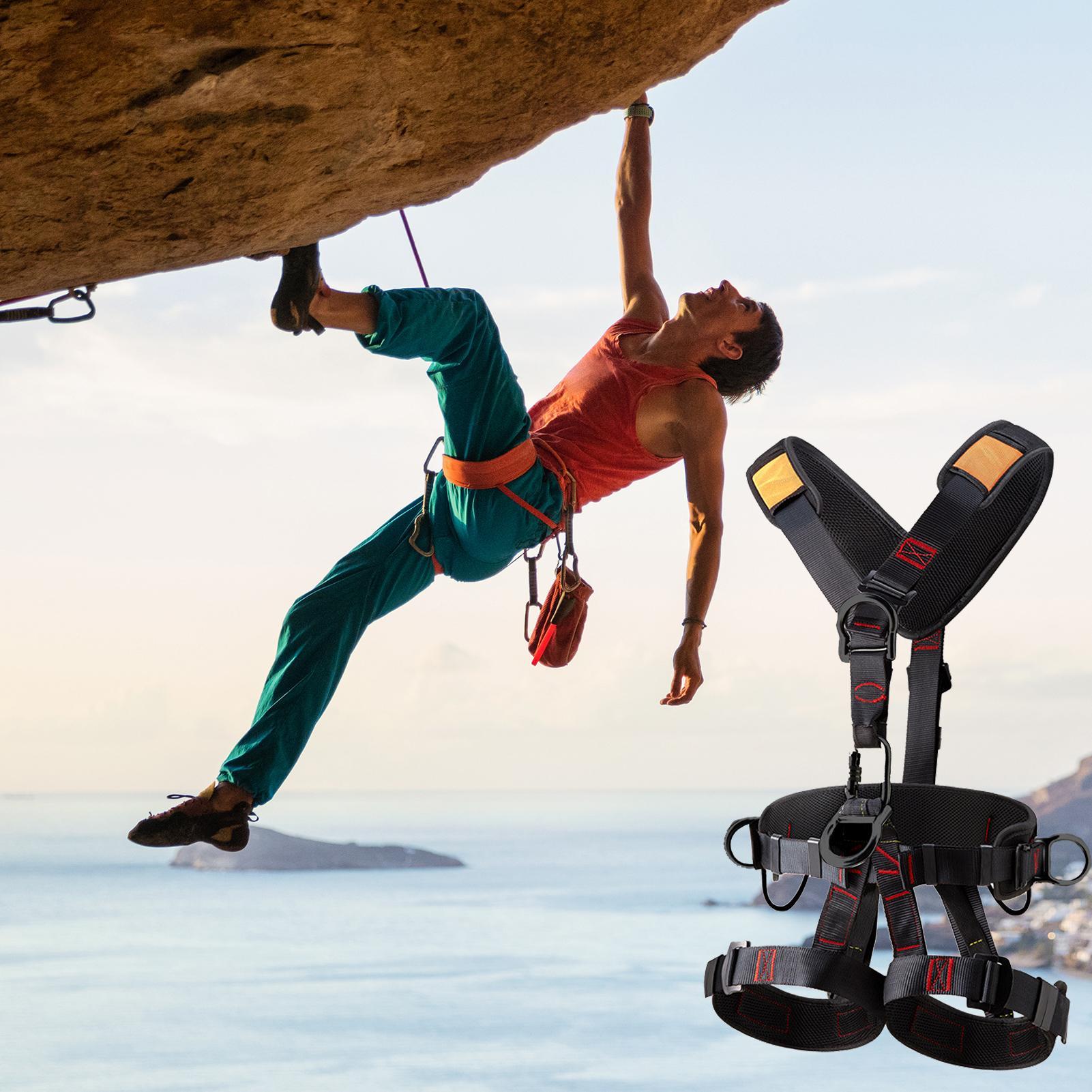 ชุดสายรัดนิรภัยป้องกันการตก ชุ - Harness Climbing Adjustable บทวิจารณ์และราคา