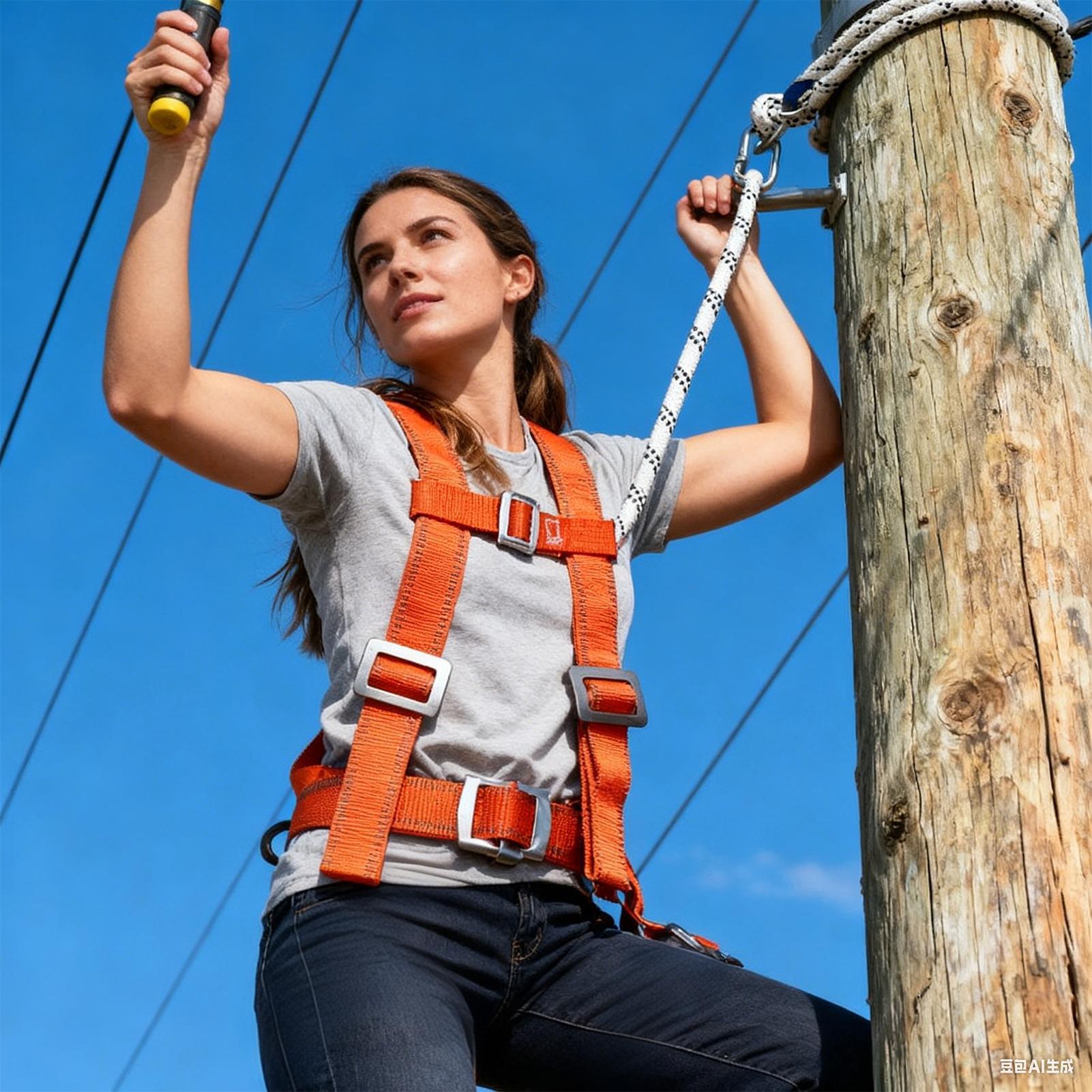 สายรัดนิรภัยสำหรับงานหลังคา ปร - Harness Climbing Adjustable บทวิจารณ์และราคา